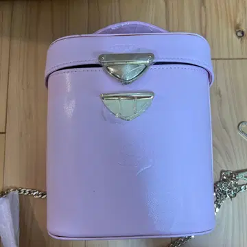 핑크 박스형 숄더백