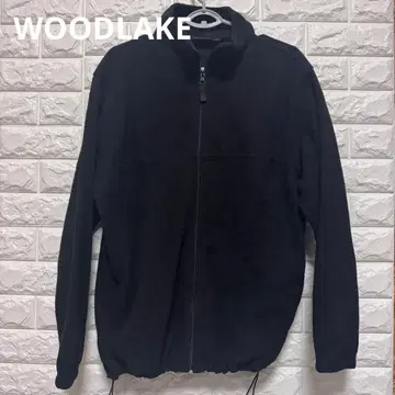 WOODLAKE 블랙 플리스 자켓 UAE 제조