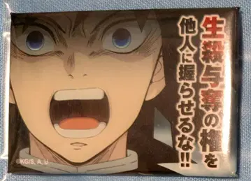 귀멸의 칼날 토미오카 기유 빅 대사 스퀘어 캔뱃지