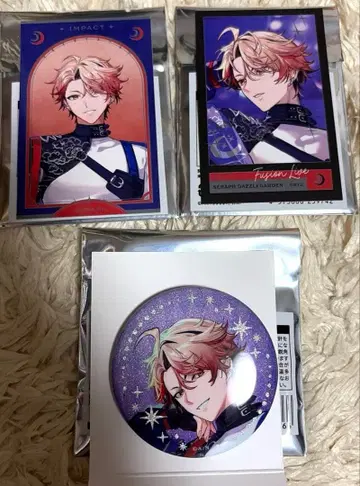 세라프 다즐 가든 [ IMPACT ] 캔뱃지 사진풍 카드 2장