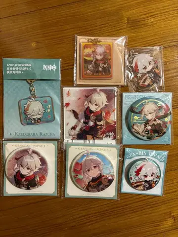 원신 카에데하라 카즈하 굿즈 세트