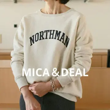 MICA&DEAL (운모&딜) 맨투맨 상의 트레이닝복