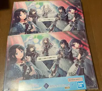 제일복권 아이돌 마스터 샤이니 컬러즈 안티카 2개 클리어 포스터