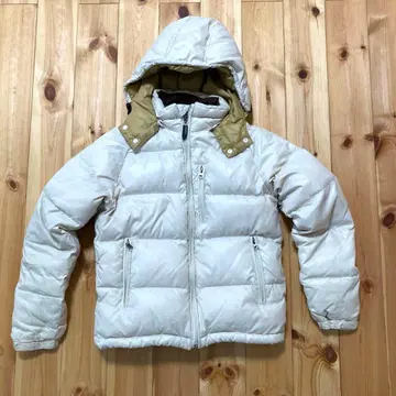 johnbull 다운 자켓 후드 부착 화이트 S
