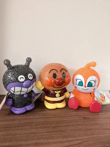 호빵맨 라이팅 인형 2종 호빵맨 세균맨 짤랑이 3종