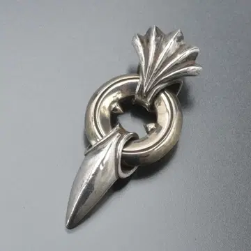 연마 완료/고품질 라이온 하트 팽드 펜던트 탑 SV/950 실버