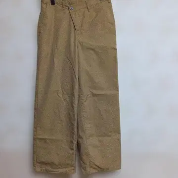 베이지 와이드 팬츠 L 사이즈