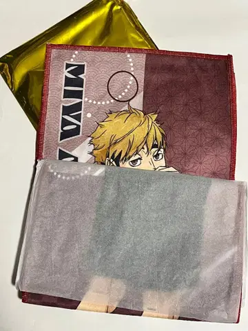 하이큐 미야 아츠무 RAKU SPA 머플러 타월 극락탕