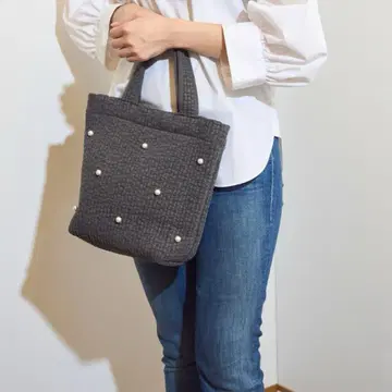 미사용 녹슨 진주 밑면 확장 이불 백