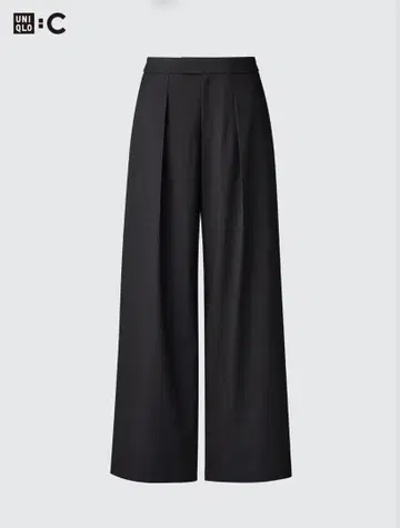 [ 새상품 미사용 ] UNIQLO C 턱 와이드 팬츠