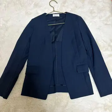 PLST 네이비 테일러드 자켓