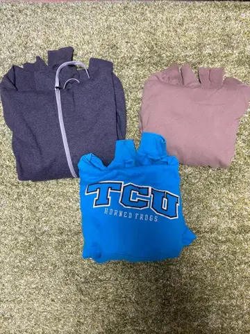 남성용 후드티 3점 묶음 판매