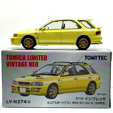 토미카 리미티드 빈티지 스바루 임프레자 스포츠 왜건 WRX STI