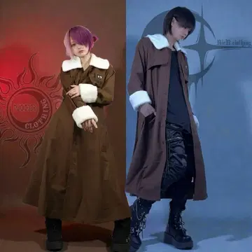 NieR UNISEX LIGHT LONG BROWN COAT