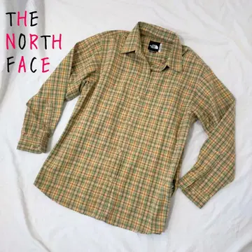 THE NORTH FACE 체크 무늬 긴팔 셔츠