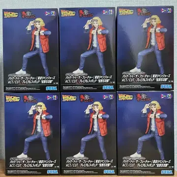 백 투 더 퓨처/도쿄 리벤저스 사노 만지로 피규어 6점