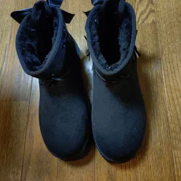 시마무라 아오키 미사코 리본 부츠 LL 택 포함 새상품