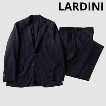 LARDINI 라르디니 울 스트라이프 싱글 수트 48