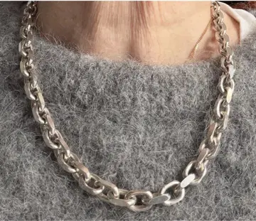 프라이즈 스털링 실버 헤비 네크리스