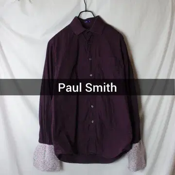 Paul Smith 퍼플 플라워 커프스 15 1/2 39