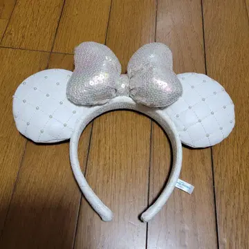 미니 펄 머리띠 스팽글 퀼팅 디즈니