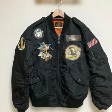 AVIREX 블랙 플라이트 자켓