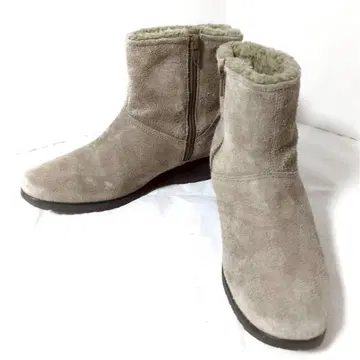 페달라 페달라 스웨이드 지퍼 숏부츠