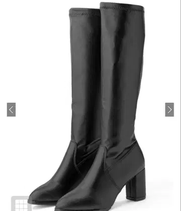 스틸레토 롱 부츠