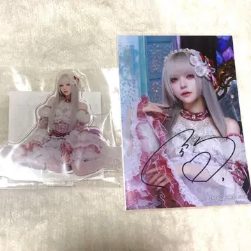 츠키미노 아야 AVAM 아크릴 스탠드 사인 포함 브로마이드 VIP 혜택