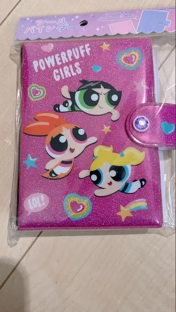 파워퍼프걸 씰북 씰 바인더