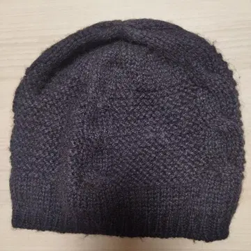 CA4LA 다크 그레이 니트 비니