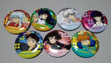 이누야샤 생큐마트 캔 배지 컴플리트