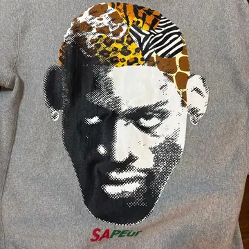 새상품급! SAPEur 로드먼 후드티 XL 사이즈 애니멀 무늬