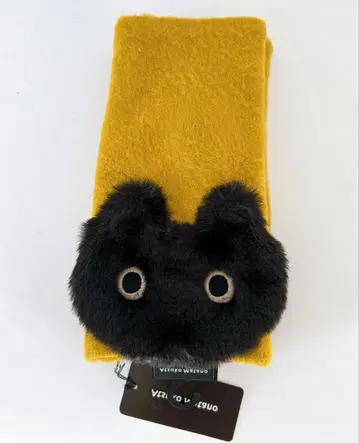 마타노 아츠코 핸드 워머 핑거리스 장갑 검은 고양이 크로네코