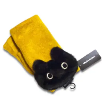 마타노 아츠코 핸드 워머 핑거리스 장갑 검은 고양이 크로네코