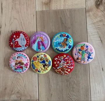 디즈니 자수 캔뱃지 7개 세트