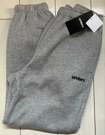 새상품 M 사이즈 umbro 엄브로 속기모 롱팬츠 맨투맨 그레이