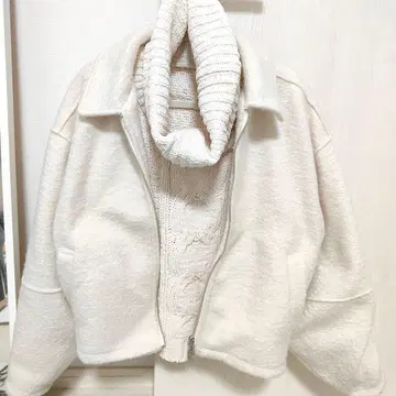 니트 아우터 블루종 세트 GYDA 겨울 코디