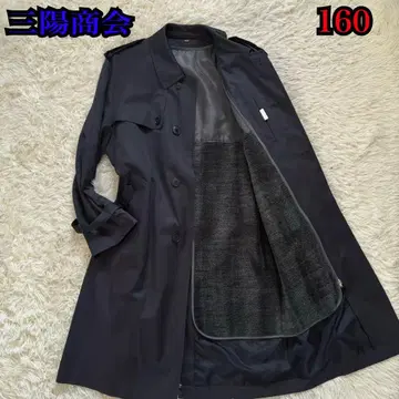 새상품급 네이비 스텐카라 코트 라이너 포함 160 88-3