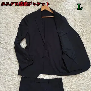 컨디션 최상 유니클로 감동 자켓 L 사이즈 블랙