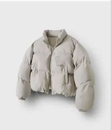 Mood Inside Woman 숏 다운 자켓 베이지