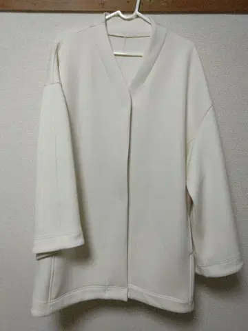 아이보리 노카라 오버 사이즈 자켓