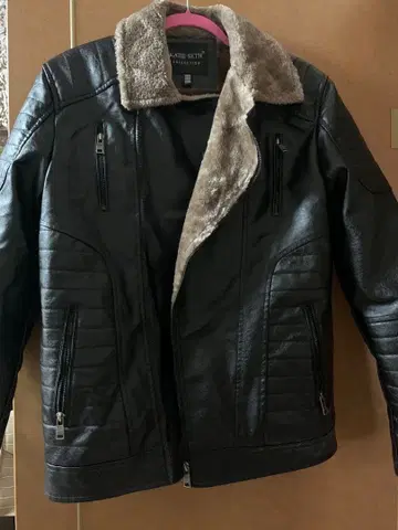 KATIE SETH 블랙 가죽 자켓 M 사이즈