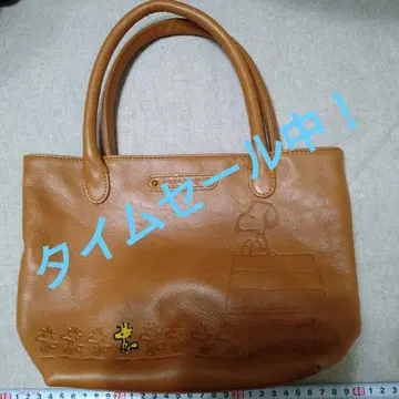 타임세일 중! SNOOPY 스누피 가죽 토트백