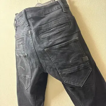 지스타로우 D-STAQ 뛰어난 스트레치 레어 사이즈 26 x 32 블랙