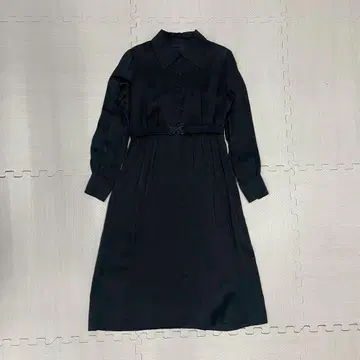 블랙 포멀 원피스 모드 스타일 모노톤