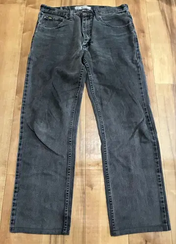 멕시코제 빈티지 Lee 스트레이트 블랙 데님 팬츠 34