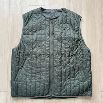 MUJI LABO 무지 라보 발수 솜 베스트 카키 XL