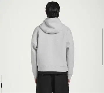 COS 오버 사이즈 후드 맨투맨 그레이