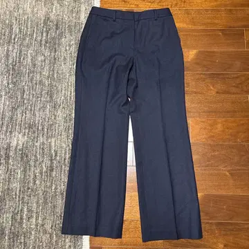 PLST PLUS STYLE 울 블렌드 웜 리저브 팬츠 네이비